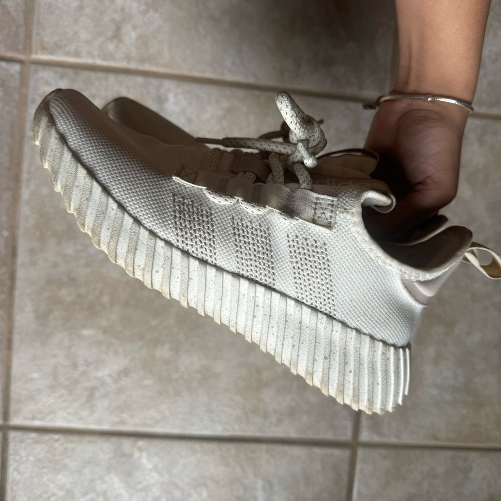 Adidas Women's Nude Sneakers - Picture 1 of 8